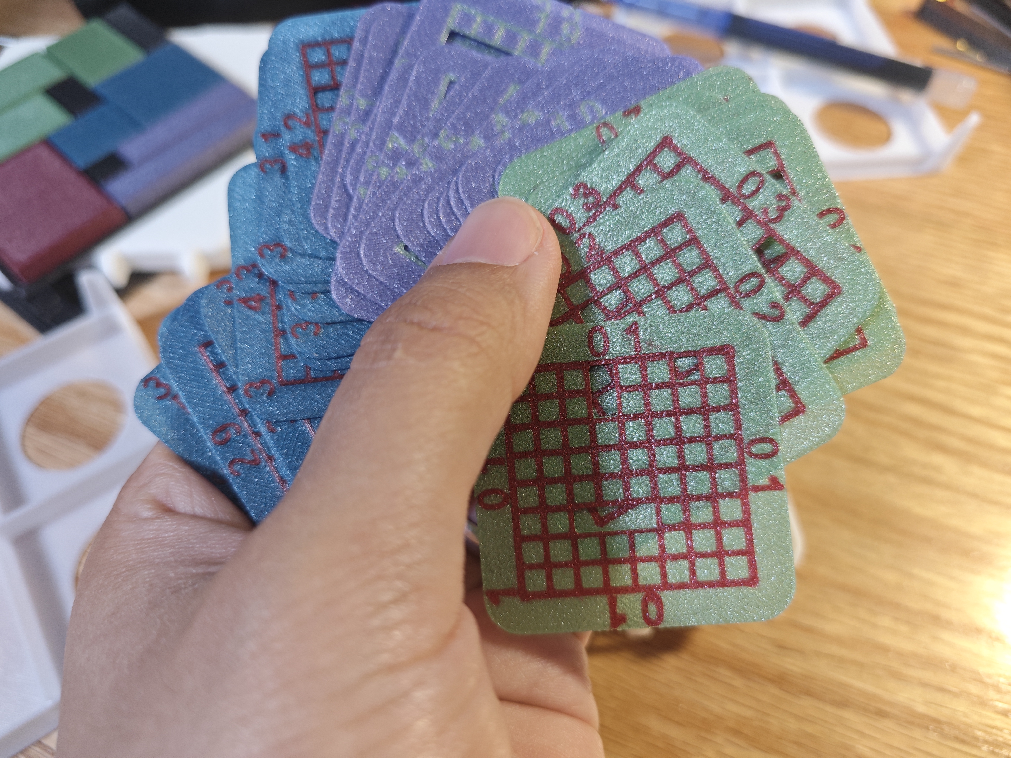 Miniatura 3 do modelo 3D 逻辑方块 蒙德里安方块 礼盒装 口袋版 旅行装