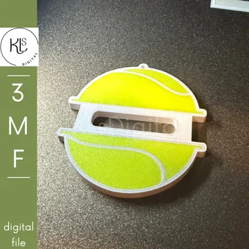 Accesorio para sujetar ligas de cabello: Tennis Ball Hair Tie Holder — vista de referencia 3
