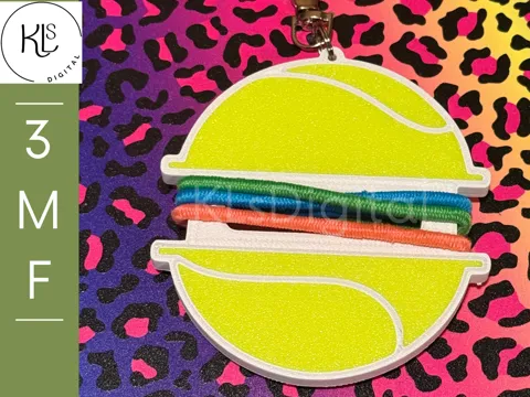 Accesorio para sujetar ligas de cabello: Tennis Ball Hair Tie Holder — referencia de MakerWorld