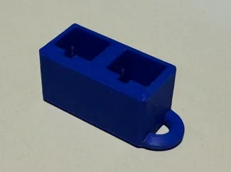 SC plug protector cap w/ loop for strap