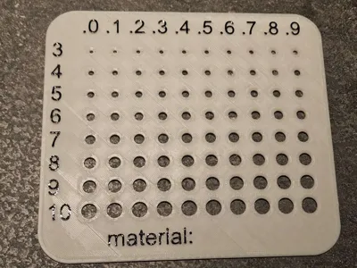hole dimension test tool