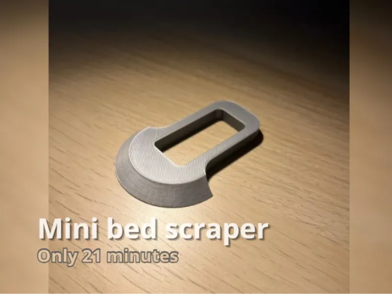 mini bed scraper