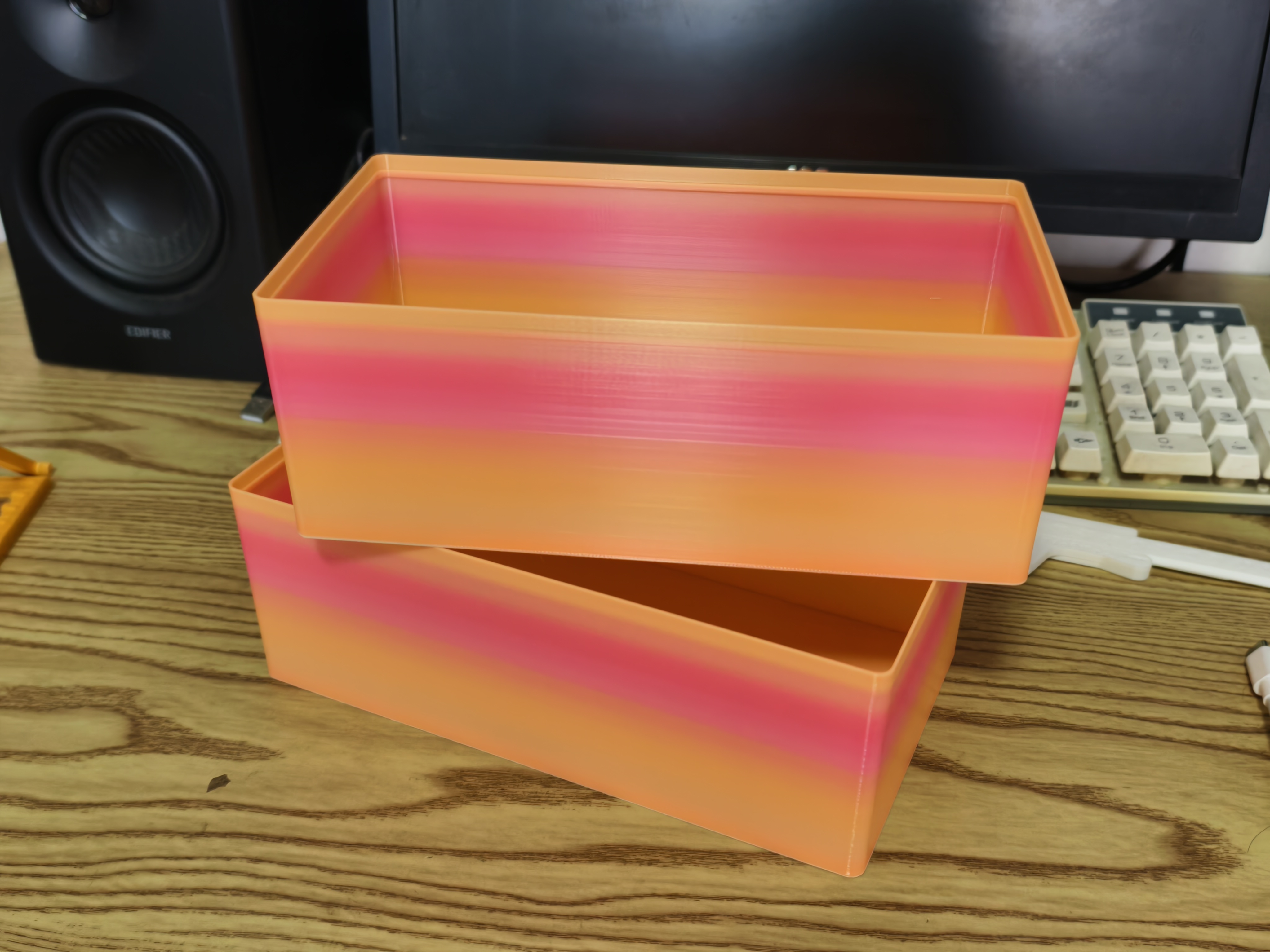 Miniatura 5 do modelo 3D 堆叠收纳盒，省时省料，极简设计