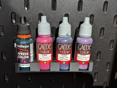 Skadis Vallejo paint holder - small