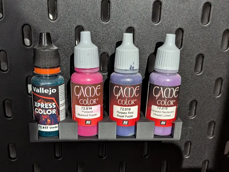 Skadis Vallejo paint holder - small