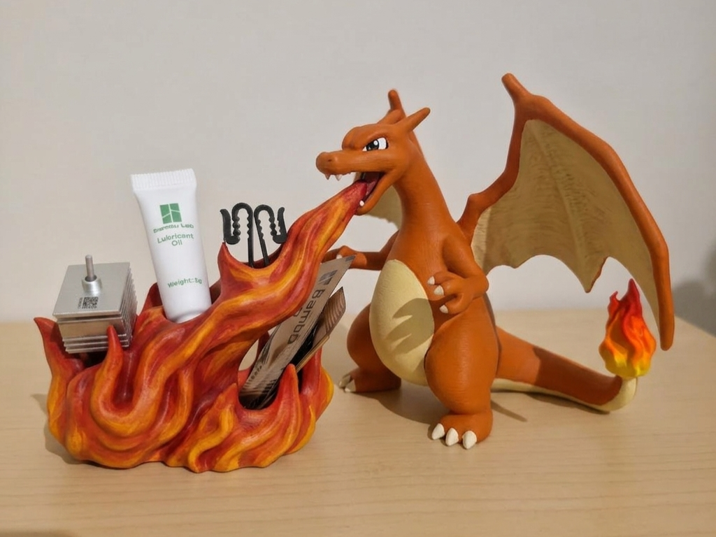Pokemon Charizard Desk Organizer