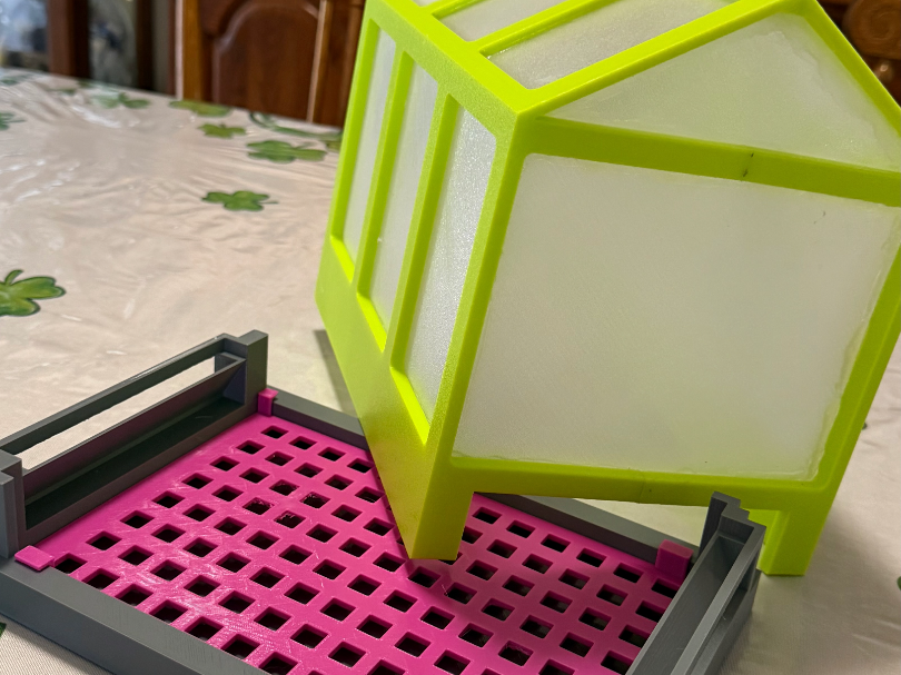 Miniature Greenhouse with Windows