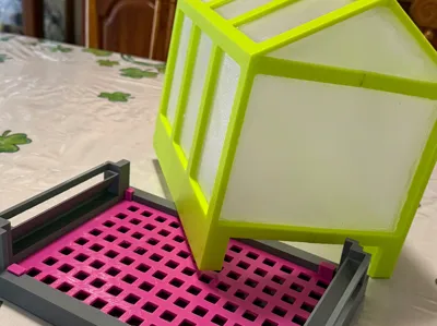 Miniature Greenhouse with Windows