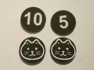 5 kč and 10 kč coins
