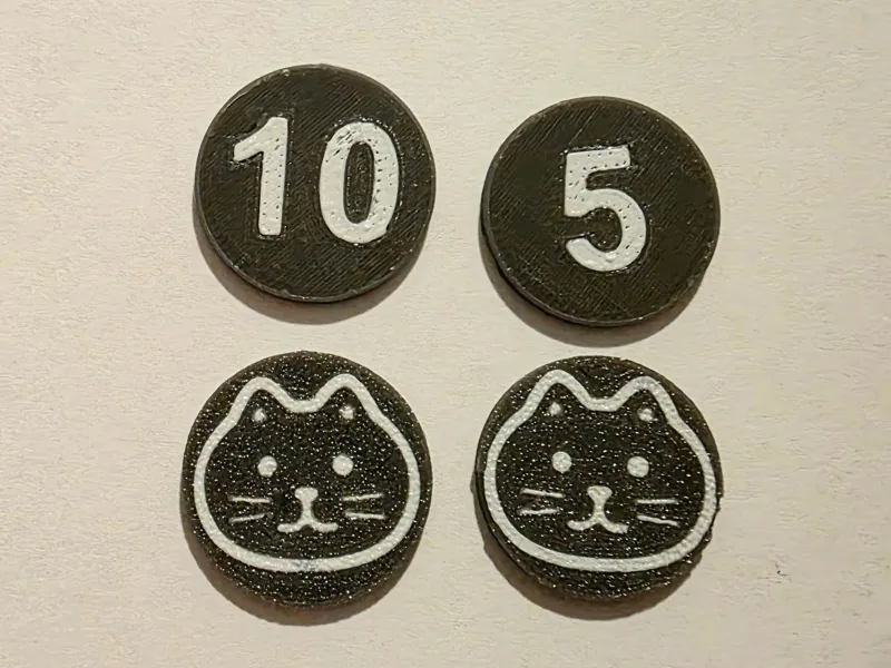 Coins 5 kč and 10 kč