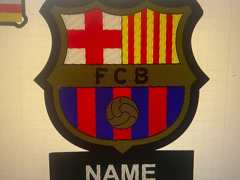 lampara del futbol club barcelona 