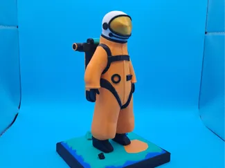 Flight Suit on Glacio from Astroneer