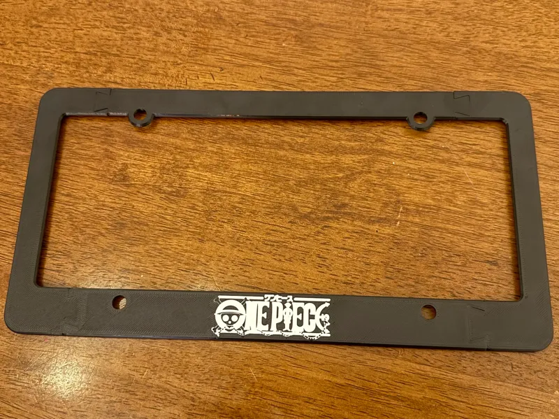 OnePiece License Plate Frame