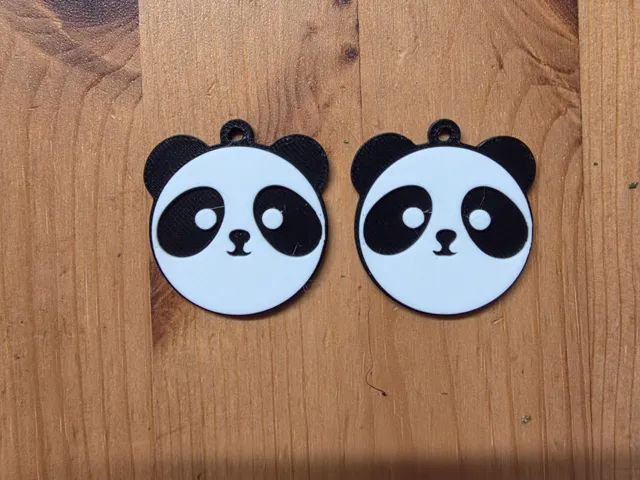 Panda Earrings
