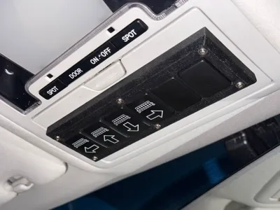Panel for Toyota button / key