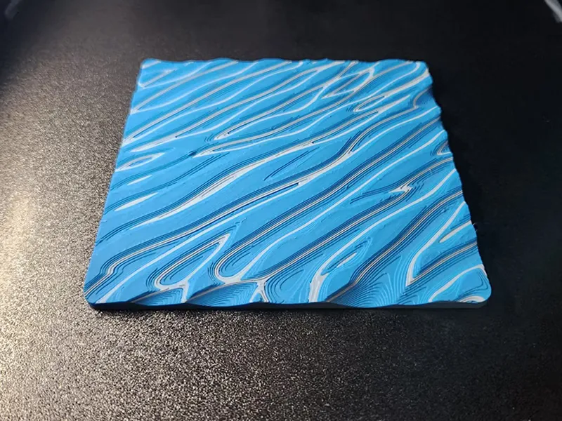 Mat Ripple Water Ripple Flow Natural Texture Coaster and Table Mat - Free 3D Print ...