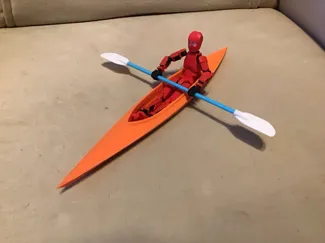 Kayak + Paddle Dummy 13 Lucky 13 Mini 13
