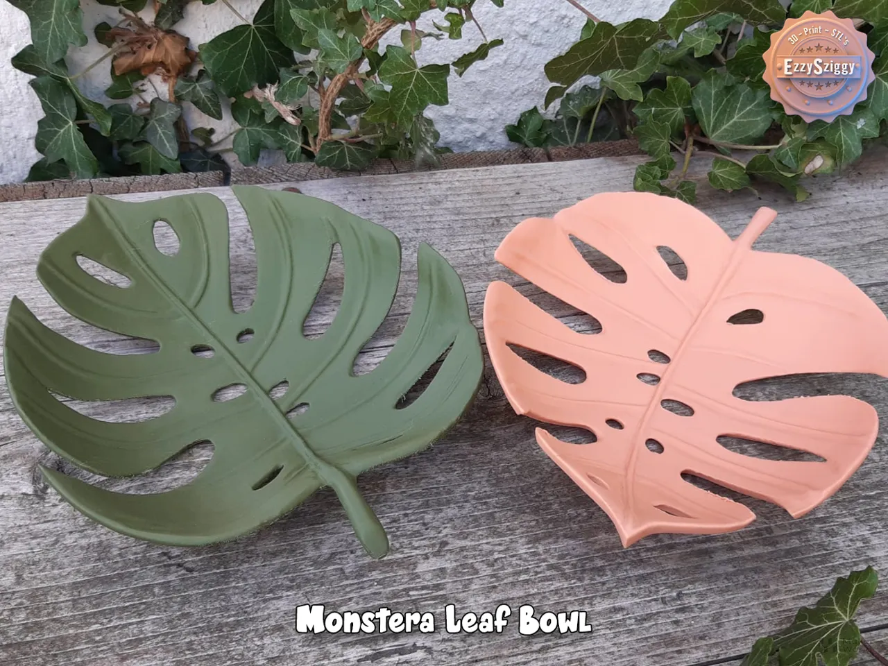 Monstera Leaf Bowl view 4