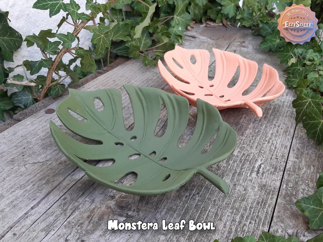 Monstera Leaf Bowl view 2