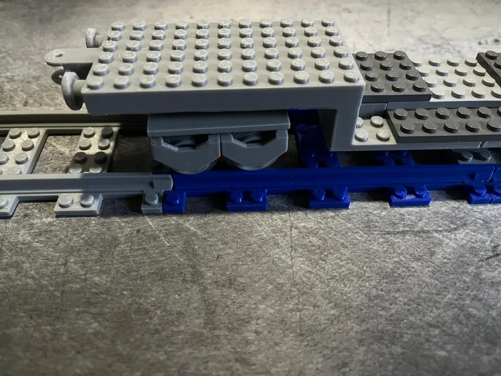 Train Base for Lego Tracks - Free 3D Print Model - MakerWorld