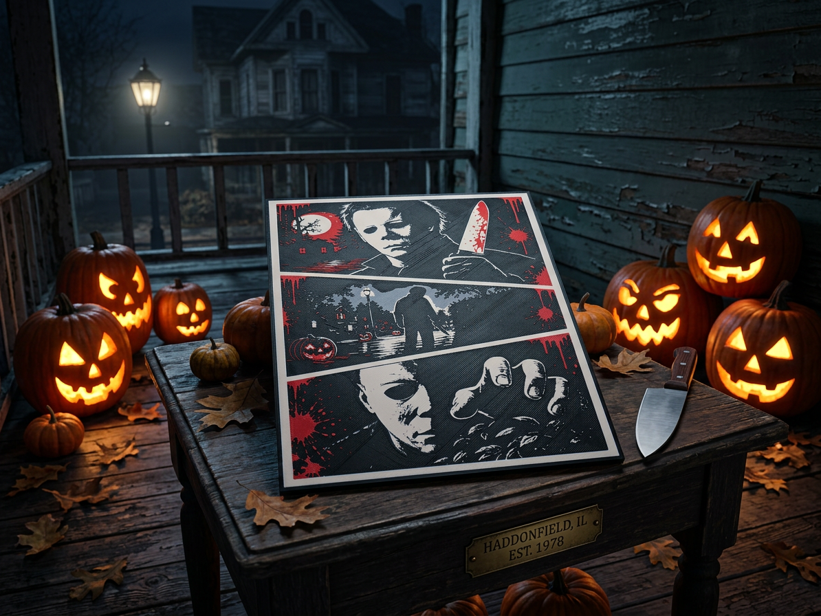 Michael Myers Storyboard Wall Art - 1