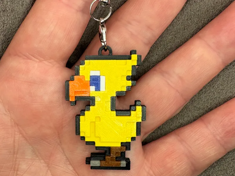 チョコボ ピクセル AMS不要、Chocobo Pixel art character