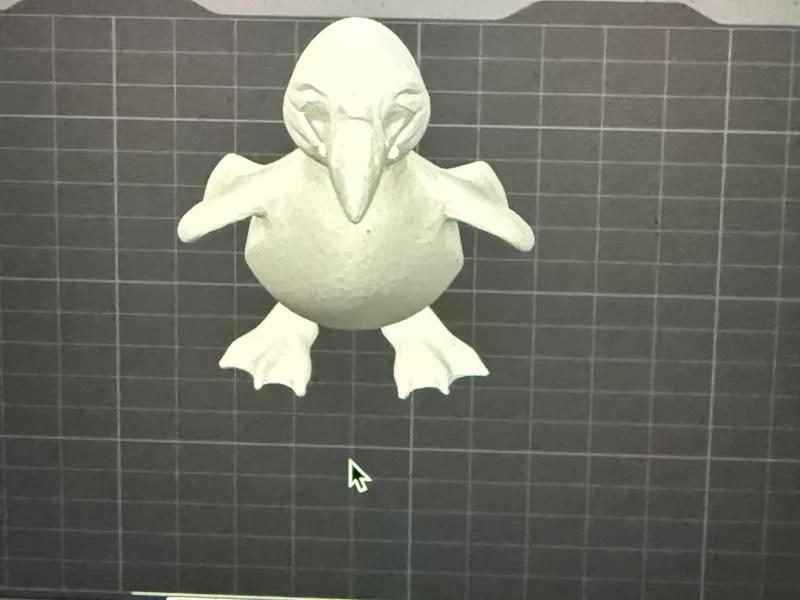 Puffin bird statue 