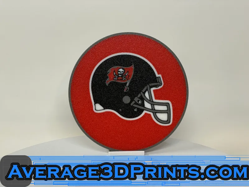 Coaster - Tampa Bay Buccaneers Helmet