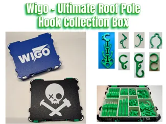 Wigo - Ultimate Roof pole hook collection box