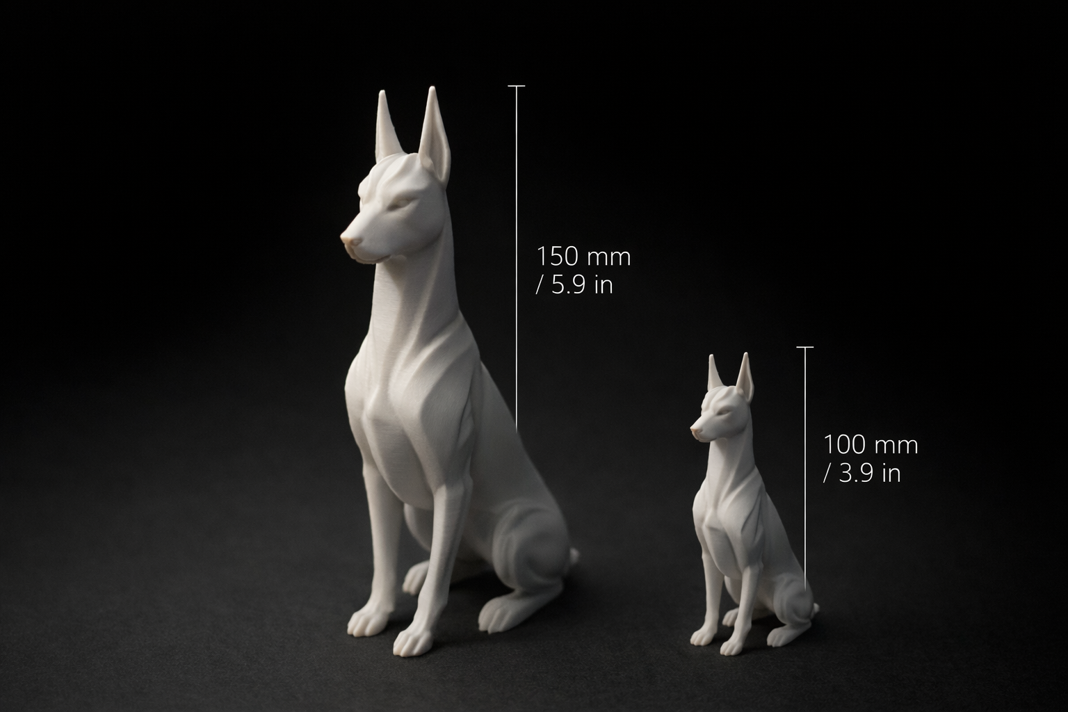 Miniatura 2 do modelo 3D Doberman Dog
