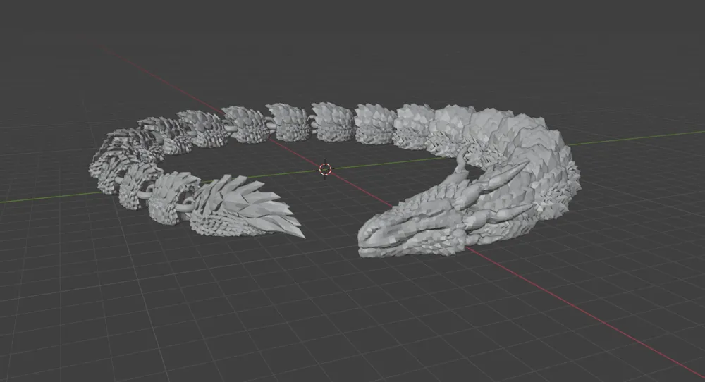 Articulated Dragon - Free 3D Print Model - MakerWorld