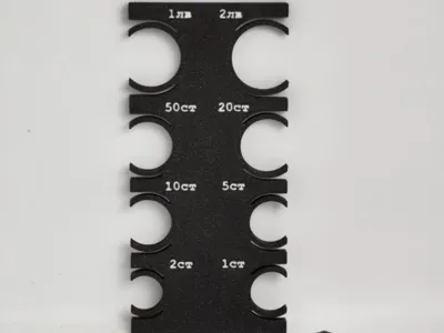 Bulgarian Lev Coin Display Stand - Collector's Set