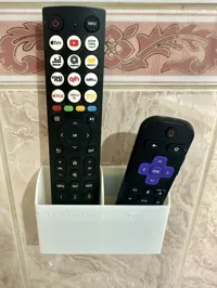 Support télécommande TV/Roku avec rainure adhésive — photo 2