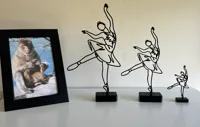 Sculpture ligne art danseuse de ballet (3 tailles) — photo 9