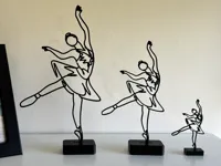 Sculpture ligne art danseuse de ballet (3 tailles) — photo 2