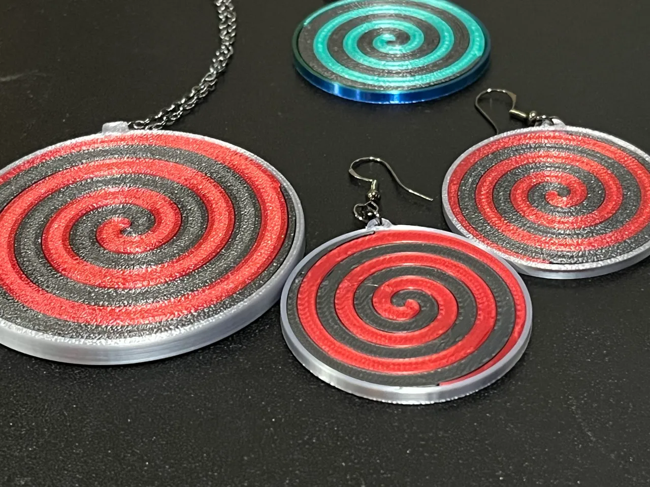 Hypnos's favorite earrings and pendant(Greek God) view 3
