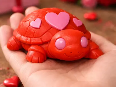 Valentine Heart Turtle