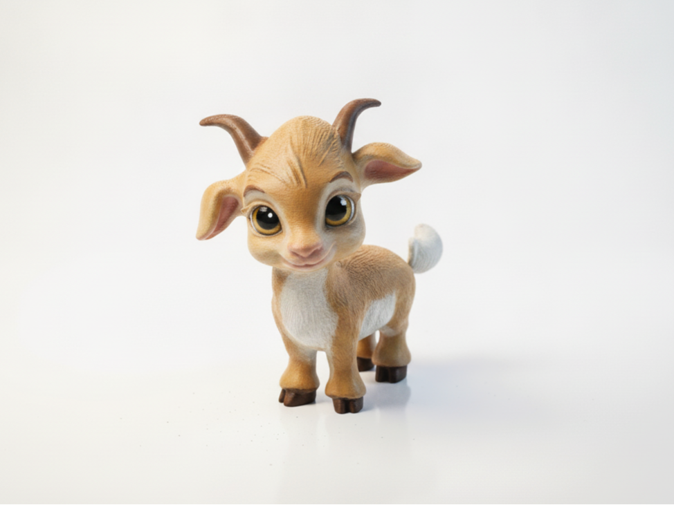 Kid Goat Figurine Animal 3D Printable