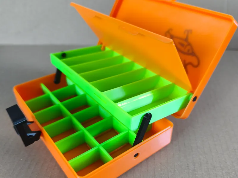 Two-tier fishing box