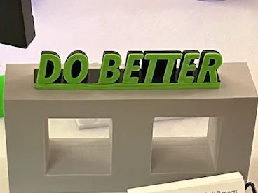 Do Better Desktop Sign