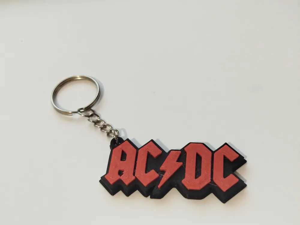 AC/DC Keychain by Marcelo_R_P - MakerWorld