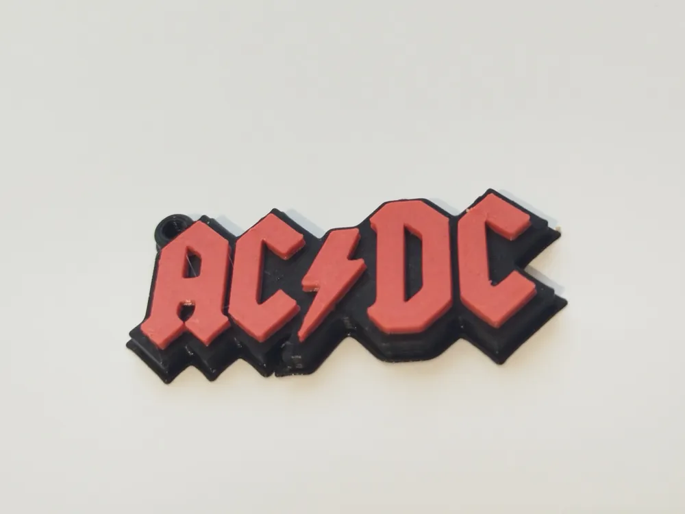 AC/DC Keychain by Marcelo_R_P - MakerWorld