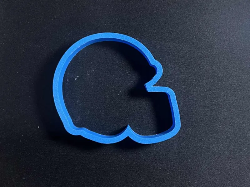 Football Helmet Cookie Cutter