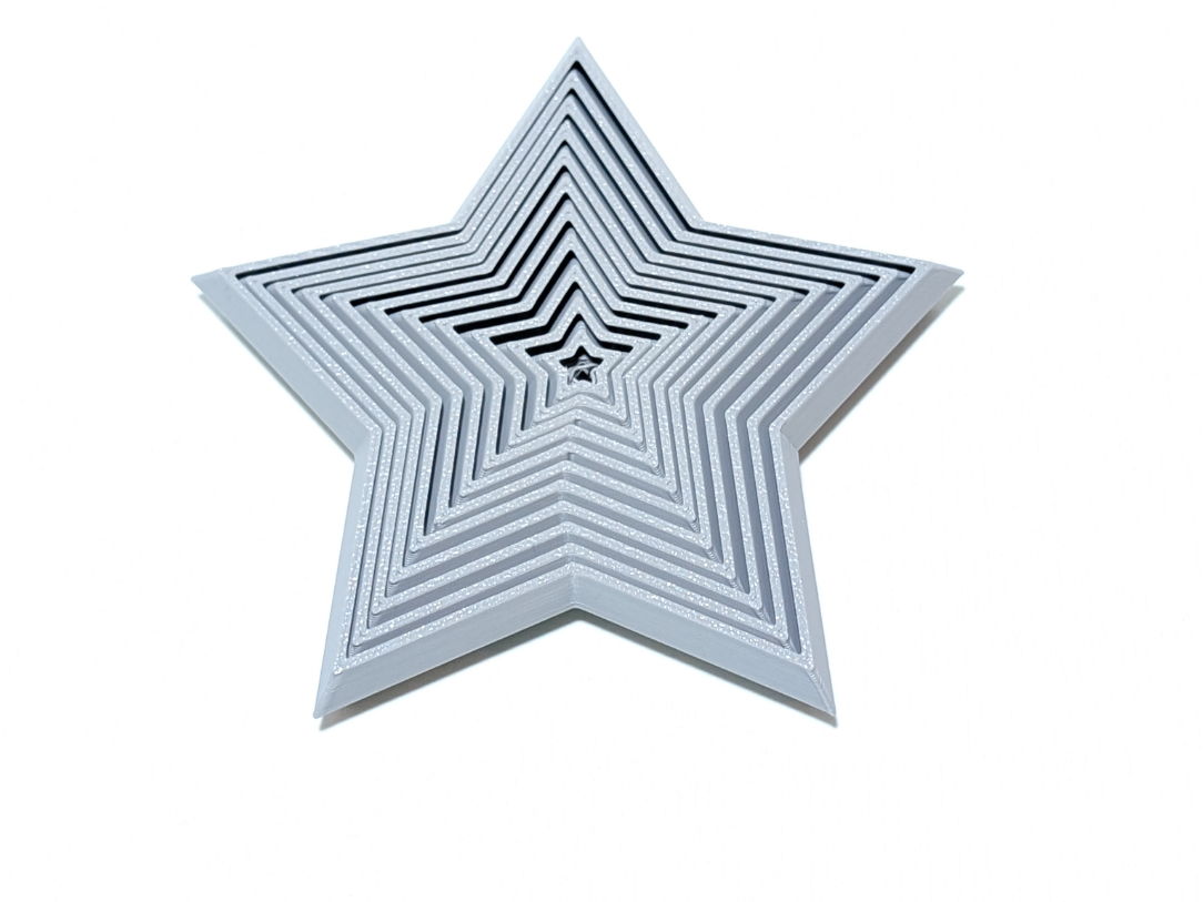 Infinite Nesting Star - Print-in-Place Fidget