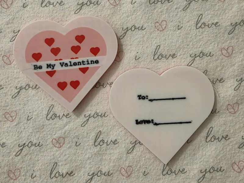 Printable Valentine for valentines day