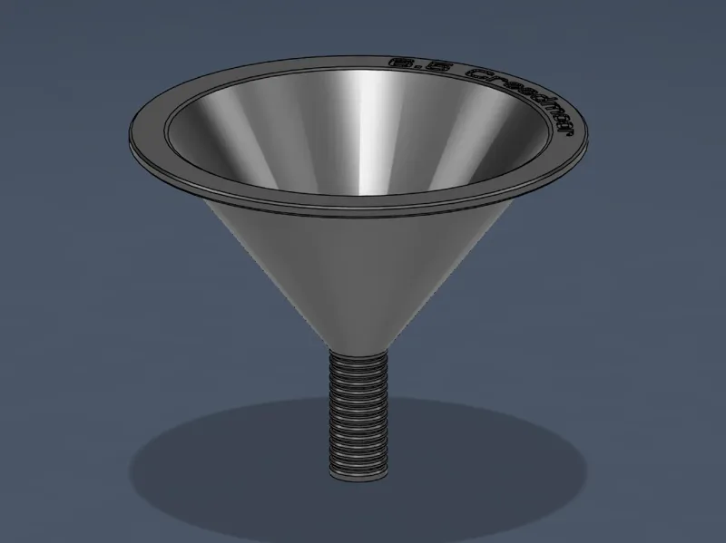 6.5 Creedmoor Reloading Powder Funnel