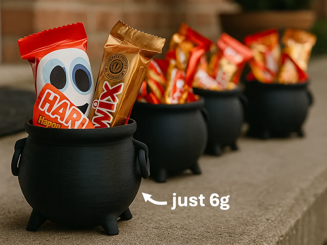 Cauldron for Treats by Mdesign MakerWorld: Download Free 3D Models - 3D model önizlemesi