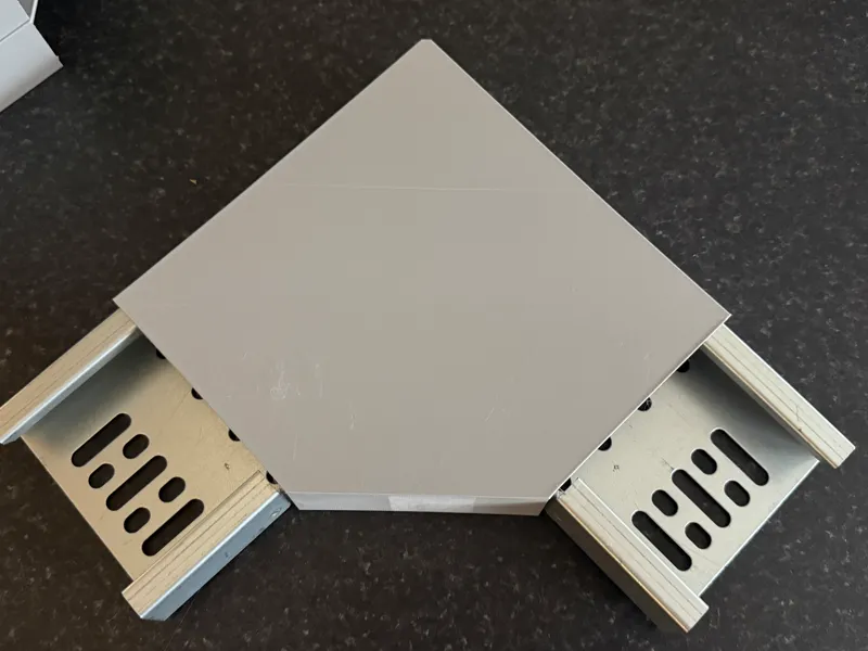 Steel Cable Tray 90 Corner Cover