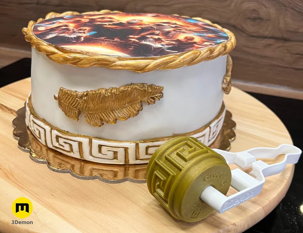 Texture Rollers – Greek Patterns #16 - Free 3D Print Model - MakerWorld