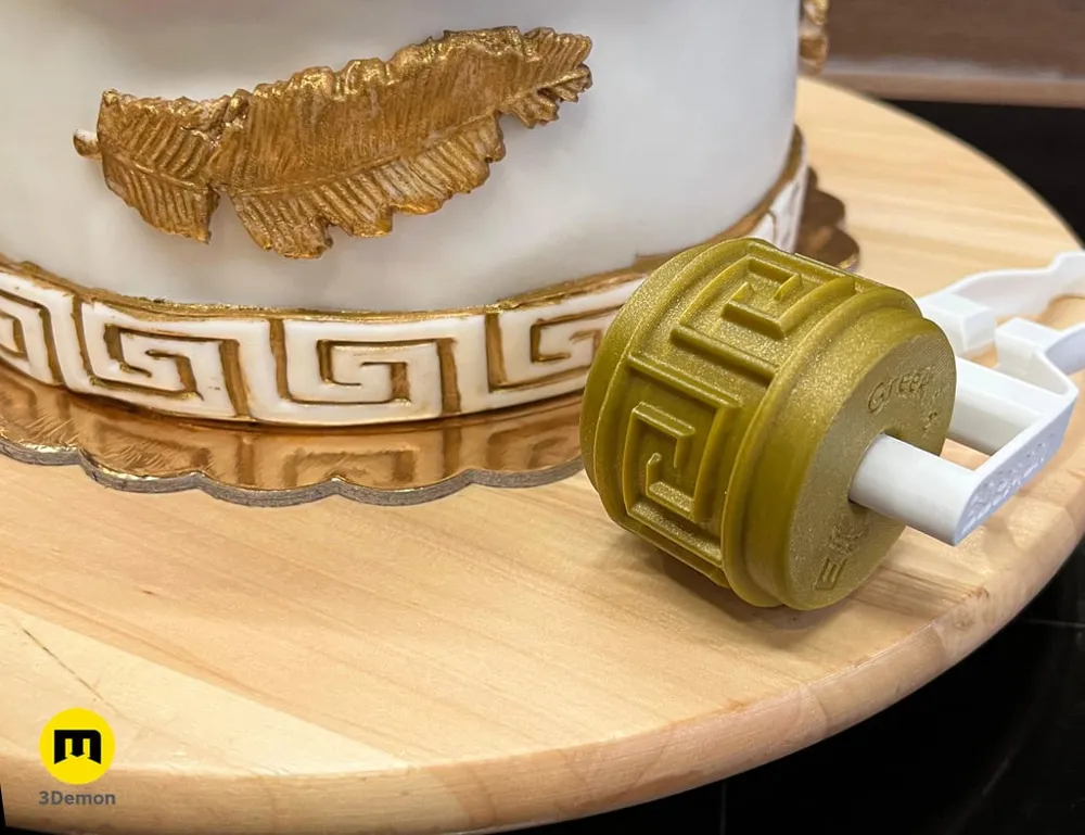 Texture Rollers – Greek Patterns #16 - Free 3D Print Model - MakerWorld